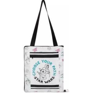 NWT Disney Parks Star Wars: The Mandalorian Grogu Picnic Travel Blanket Tote